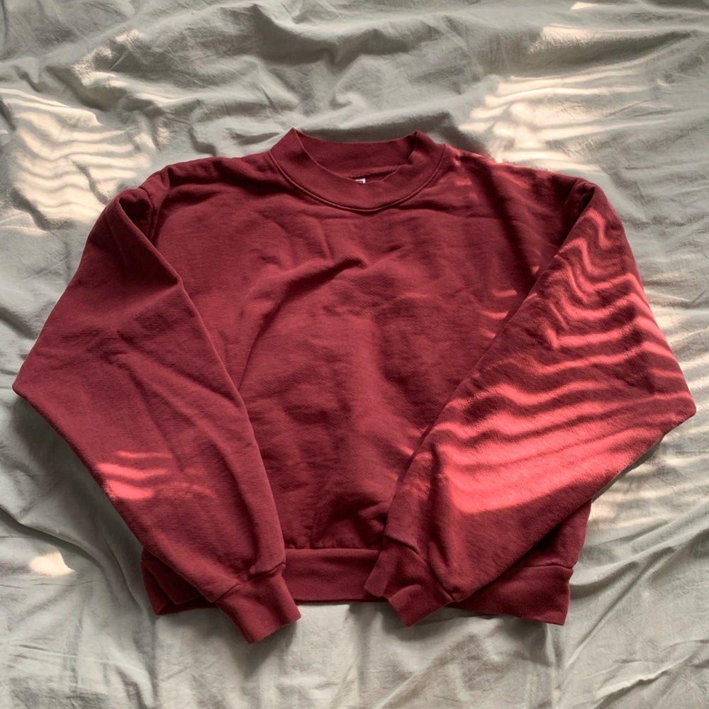 Los Angeles Apparel Cropped Sweatshirt
